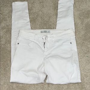 Abercrombie & Fitch White Denim Jeans